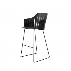 Choice Bar Chair - Galvanized Steel Base Sled